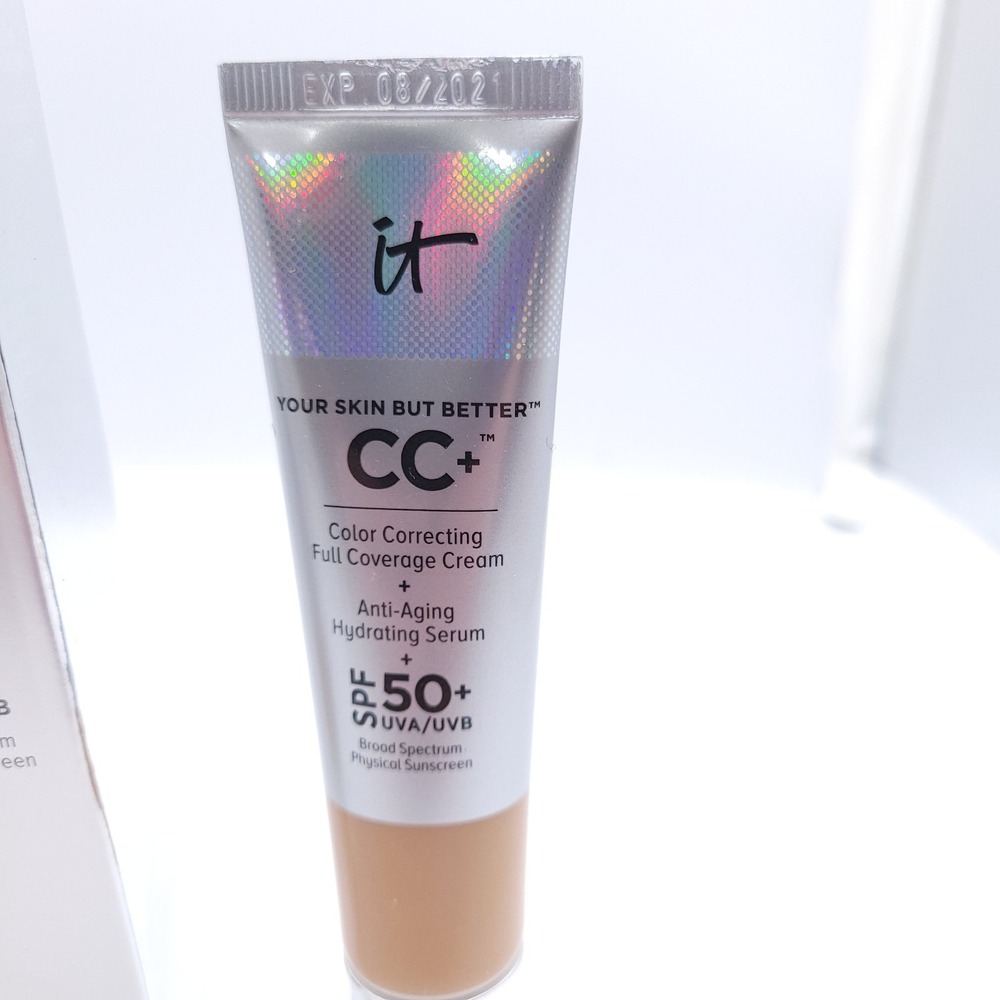 2 x It Cosmetics Your Skin But Better CC Foundation SPF 50 Medium Tan Exp 02/22 - Picture 4 of 7